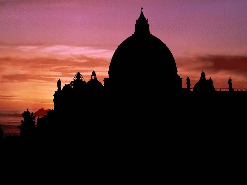 Vatican at sunset
