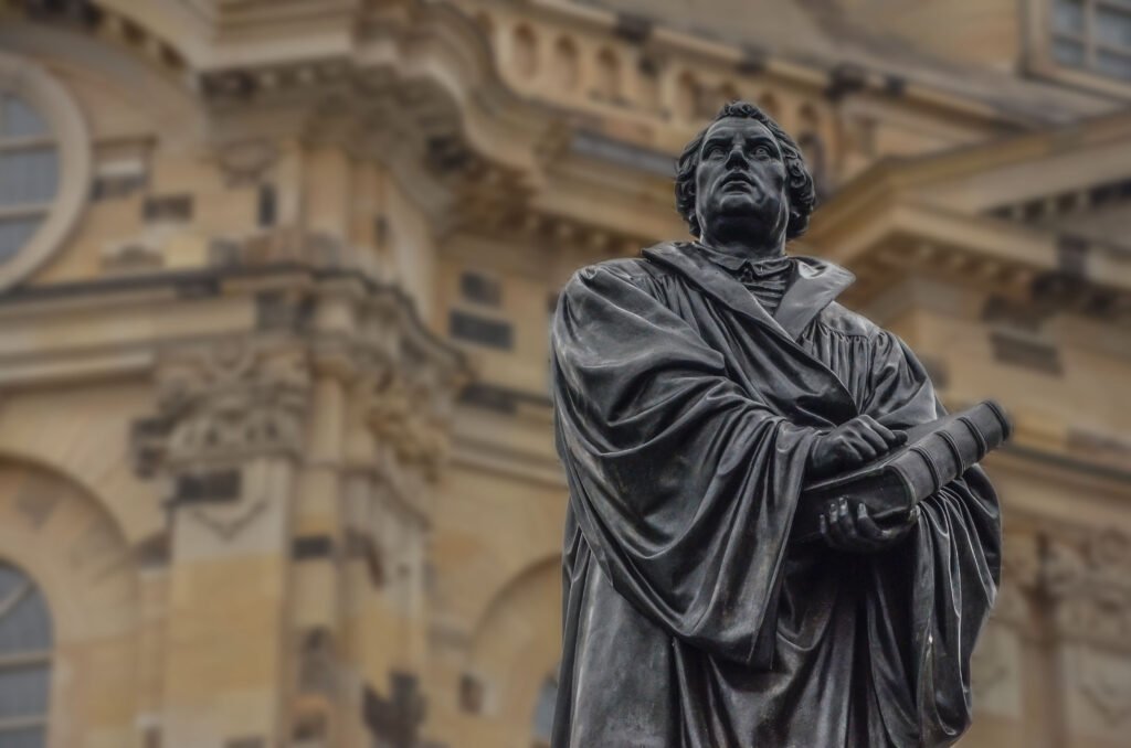 Statue of Martin Luther in Dresden